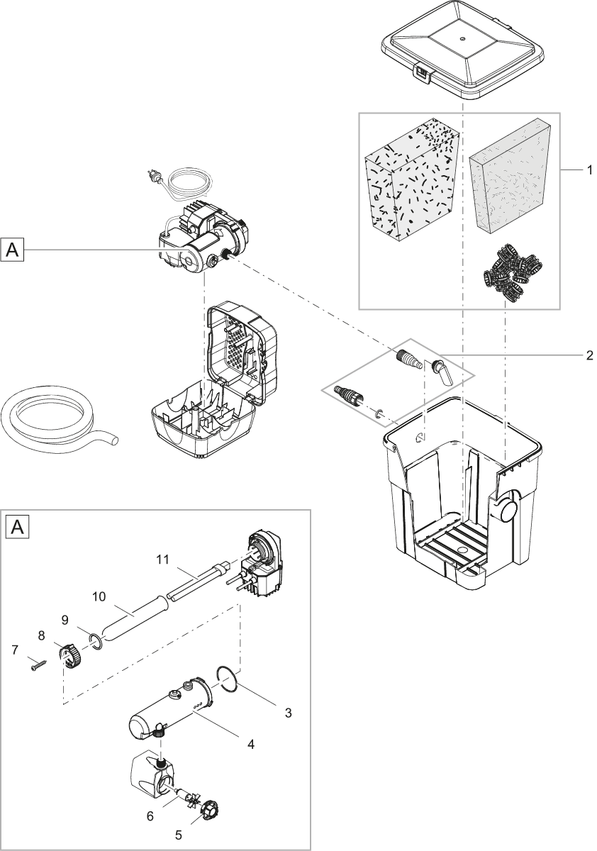 Ersatz-Filtermedien Boxfilter 4000