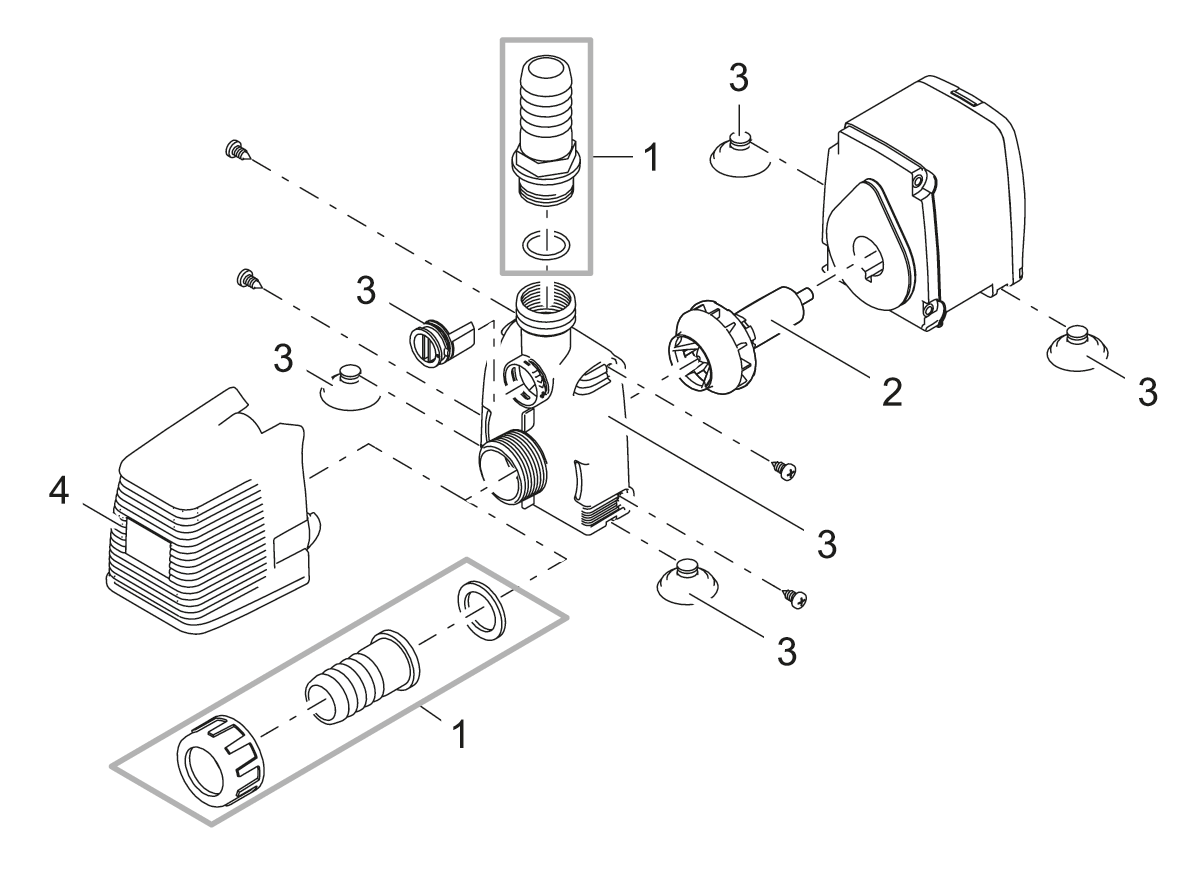 Replacement connection set 800 / 2000 / 3000