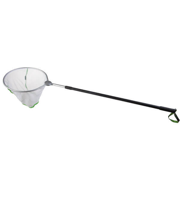 schepnet Daphnia (wit) Ø 35 cm met telescoop steel (max 180 cm)