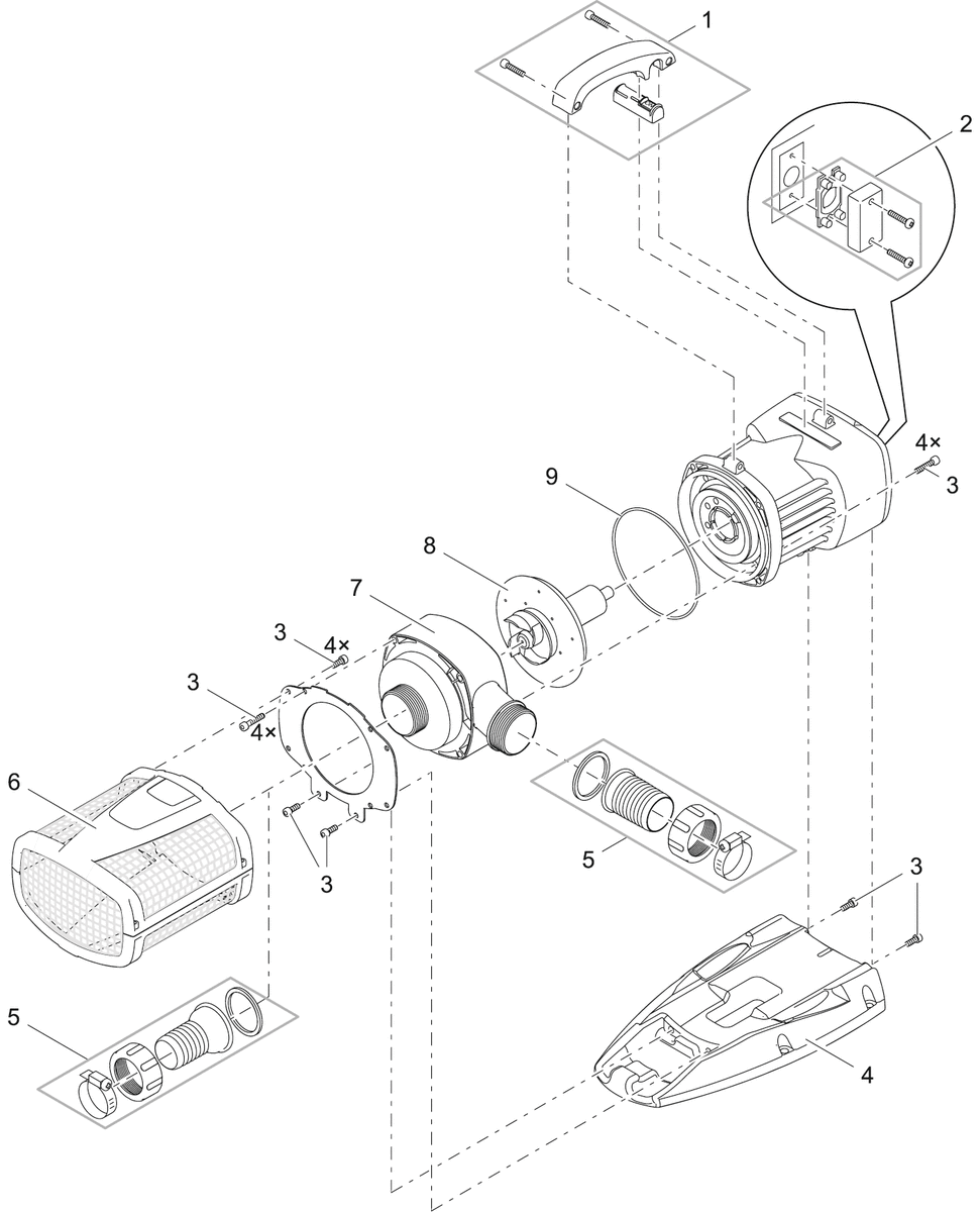 BG-Pumpengehäuse AquaMax Eco Expert 21000