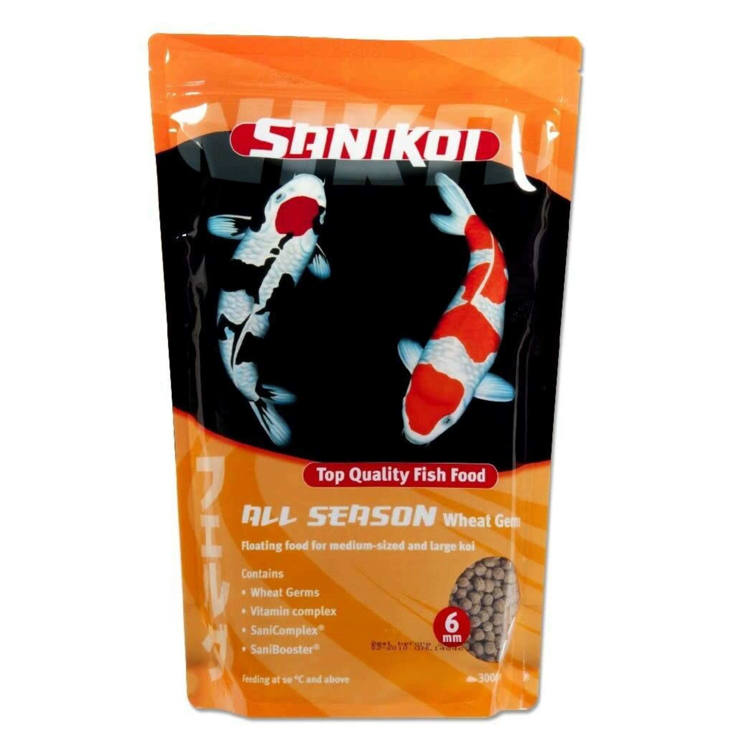 All Season Wheat Germs 6mm (3 liters) Animal, Sea Life, Carp, Fish, Koi