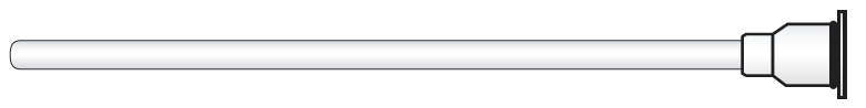 Verre de quartz pour UVC Tech / Flex / Ultraflex et Midi Power, 40 et 75 Watt (nouveau)