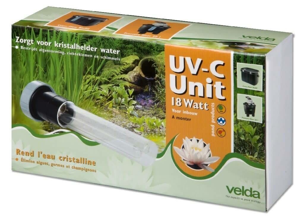 UV-C Unidad de 18 vatios incorporado