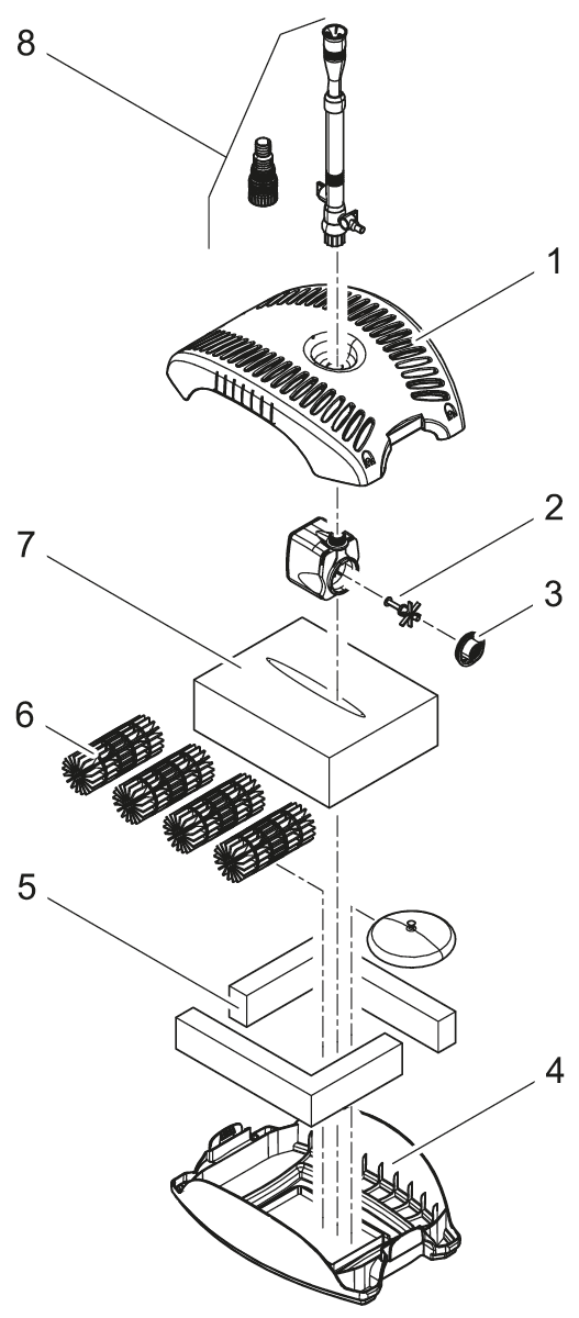 Filter top - Component Oase