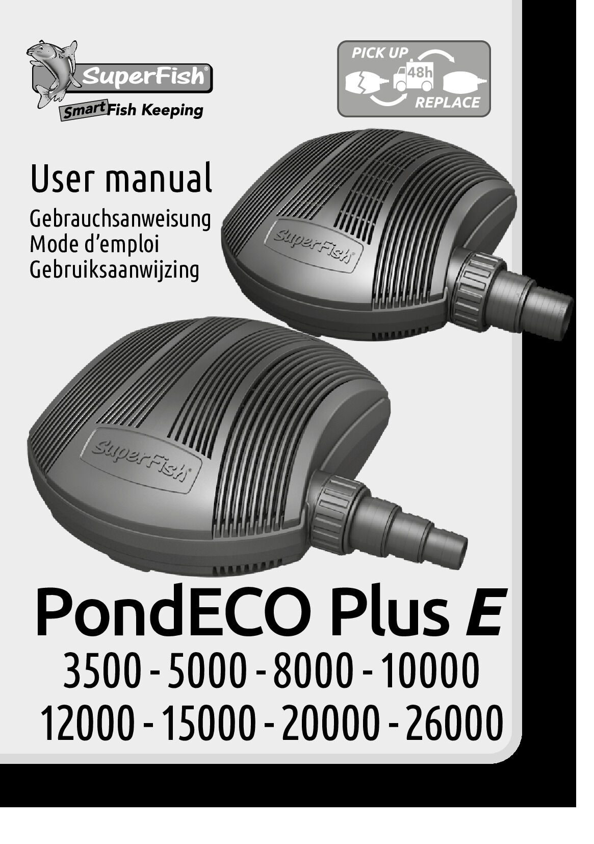 Pompe Pond éco 8500 installation à sec sur bassin - Boutique Bassin