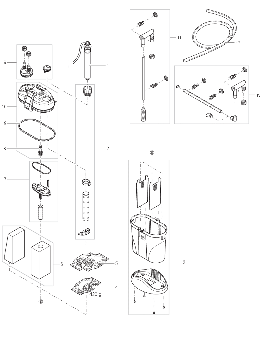 Spare accessory set FiltoSmart 100 - Component Oase