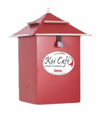 Koi Cafe voerautomaat rood