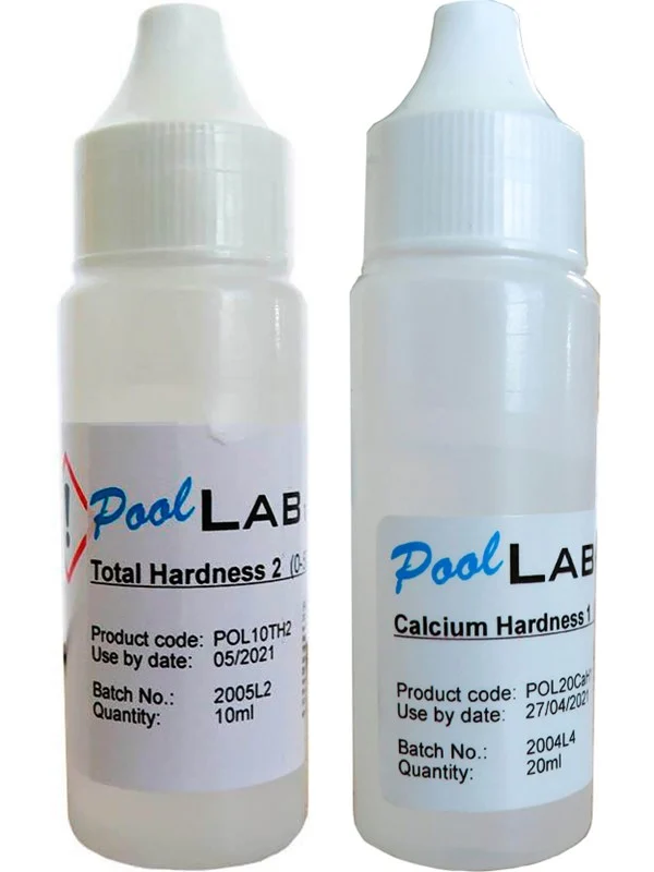 20/10 ml Totale Hardheid 1 & 2 (liquid) t.b.v. Poollab 2.0