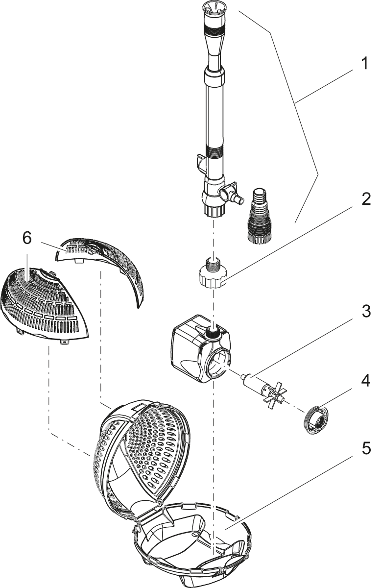 Adapter 1/2" sproeierset PondoVario1000