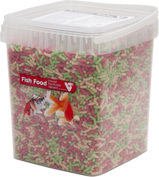 Fish Food 3-Colour Sticks - 10 Liter