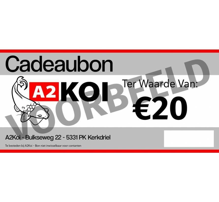 €20,- Cadeaubon A2KOI