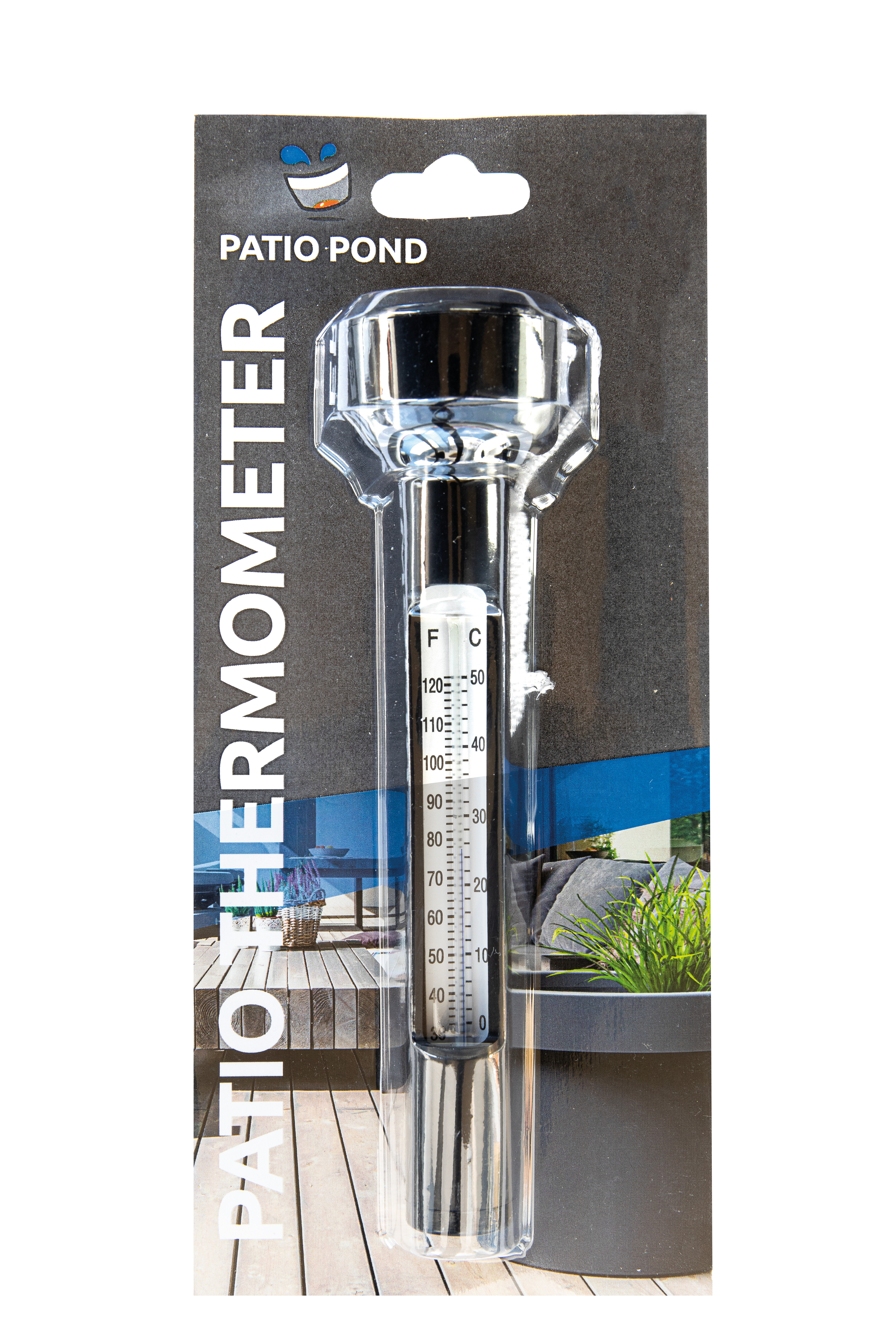 Patio pound thermometer