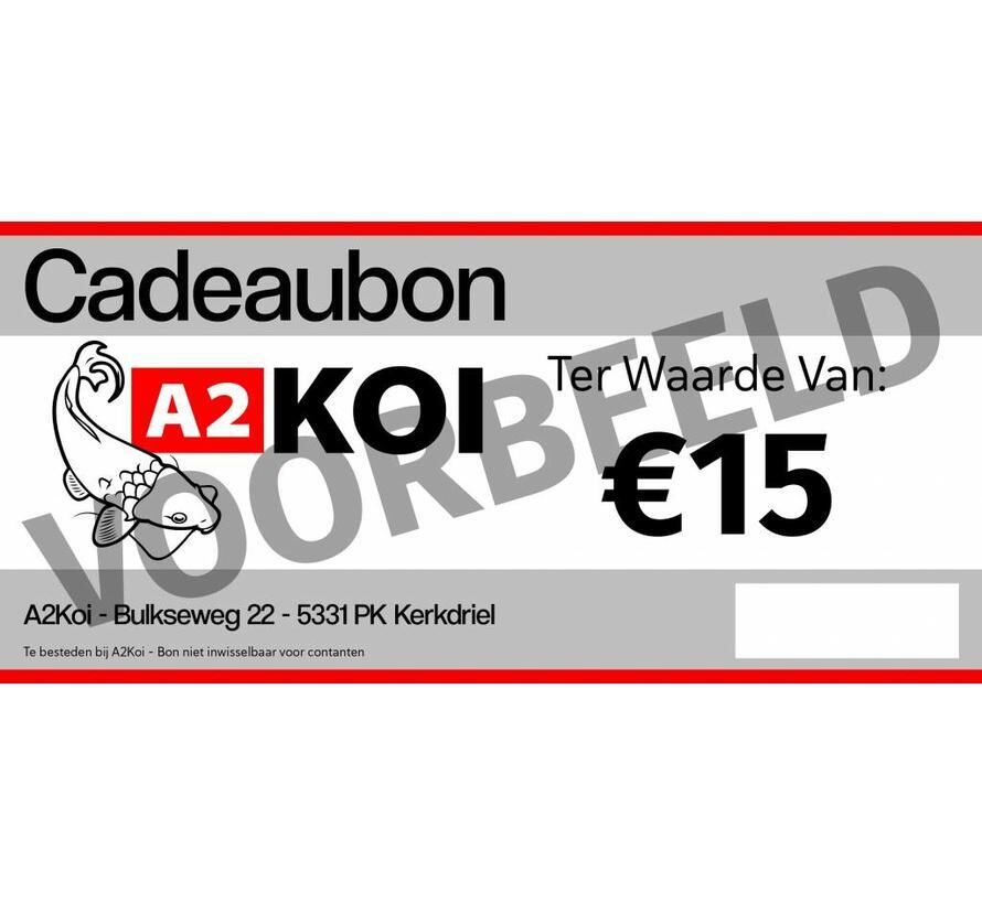 €15,- Cadeaubon A2KOI