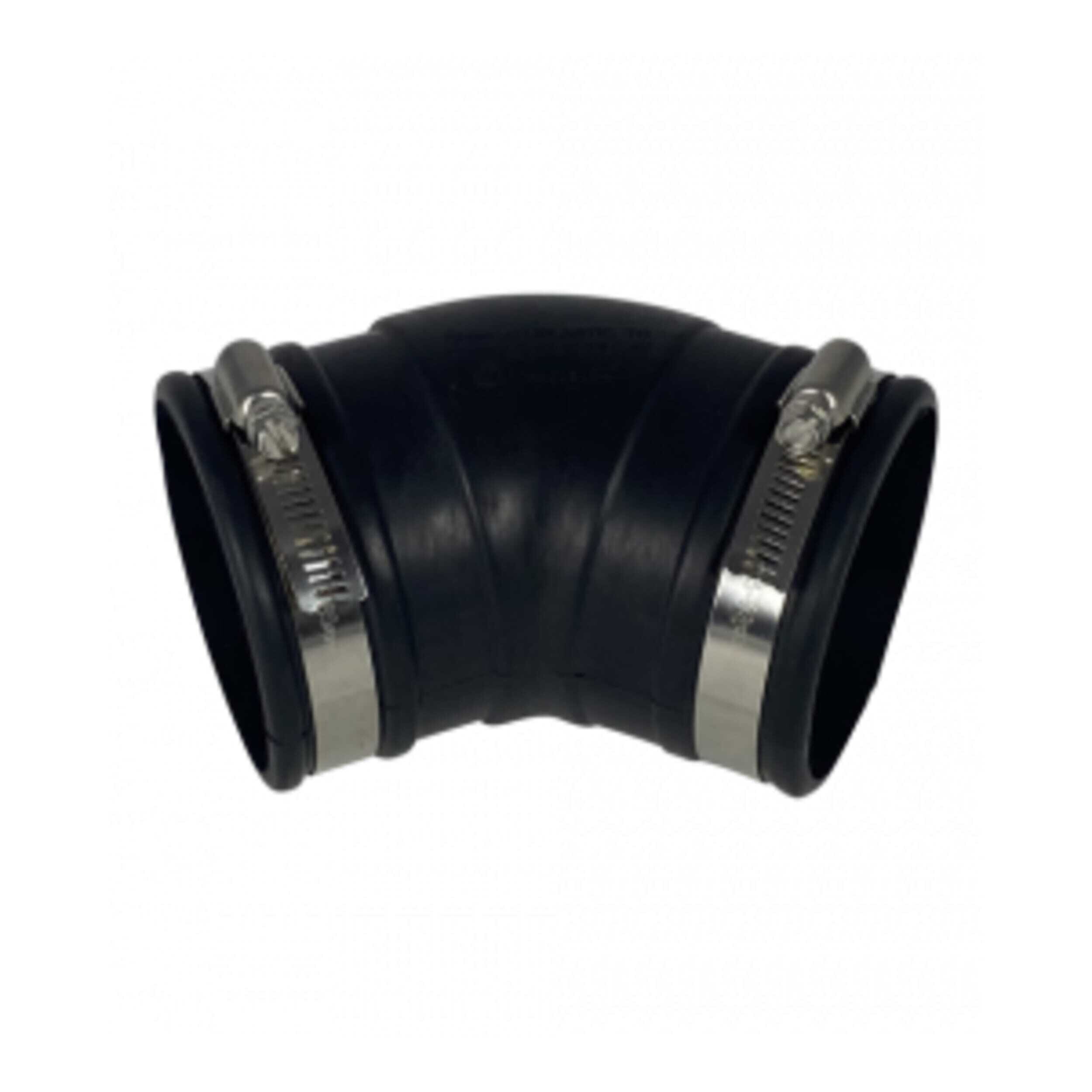 Flexible rubber bend (45 °) 75mm