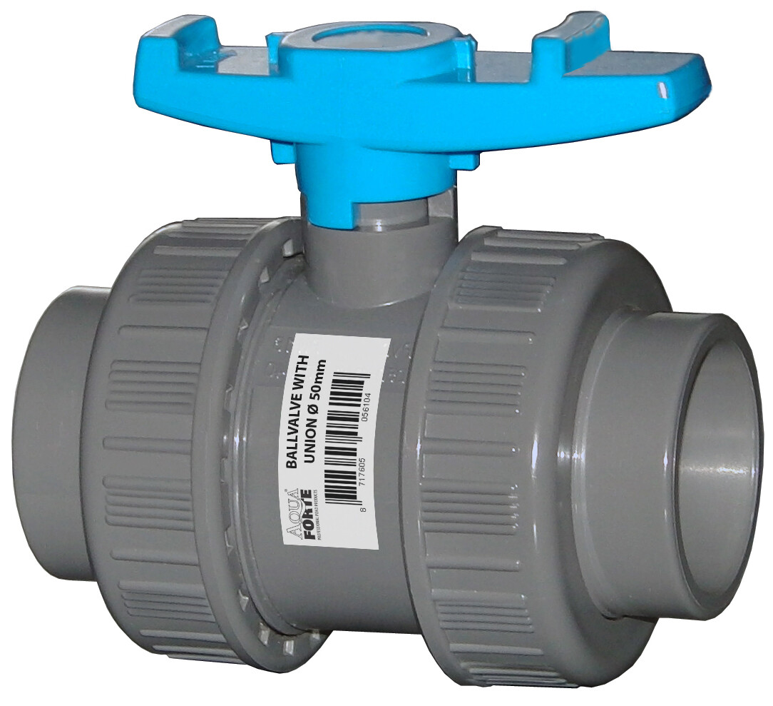 Válvula de bola PVC doble giro 50 mm Camera, Electronics, Machine