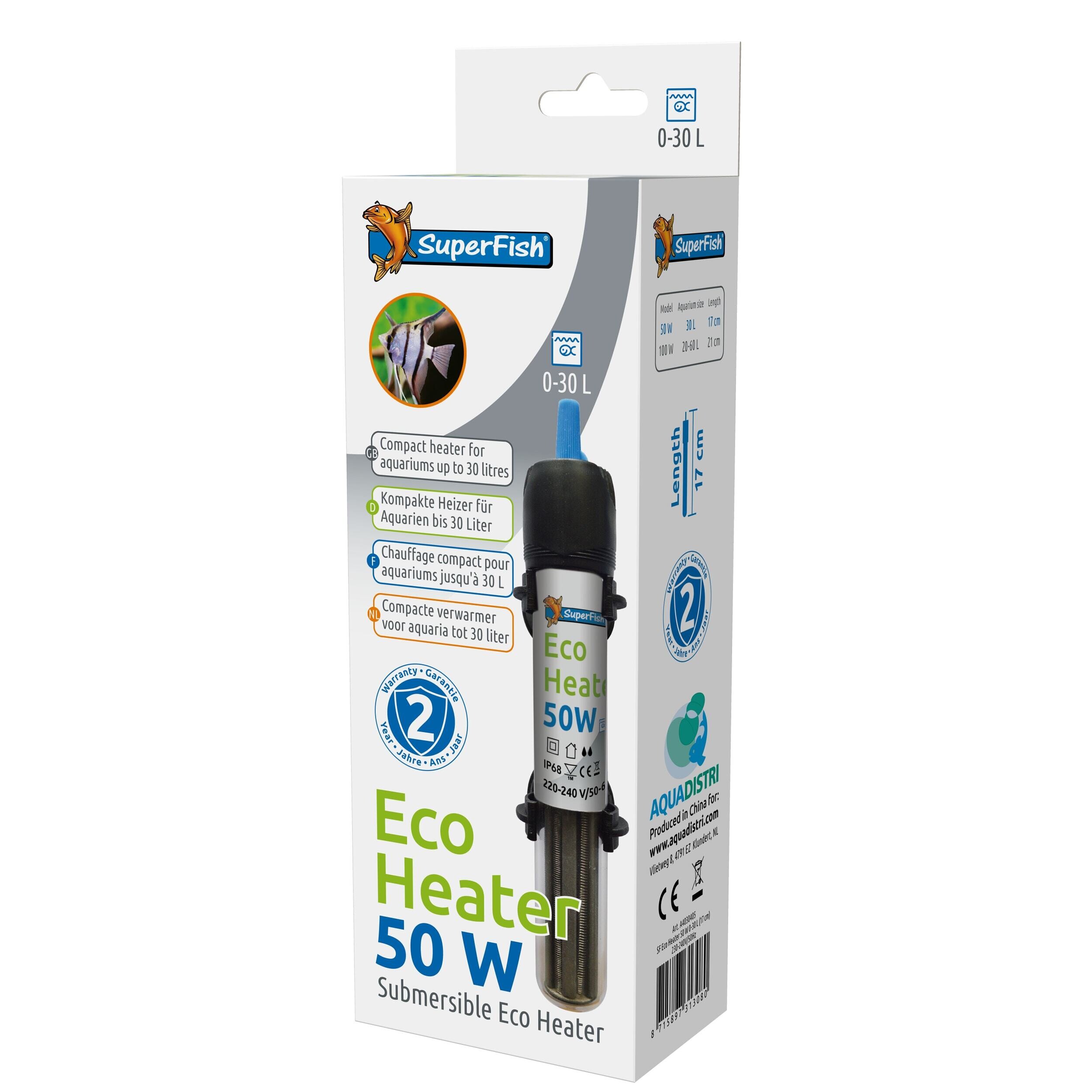 Eco Heater 50W 0-30l (17cm)