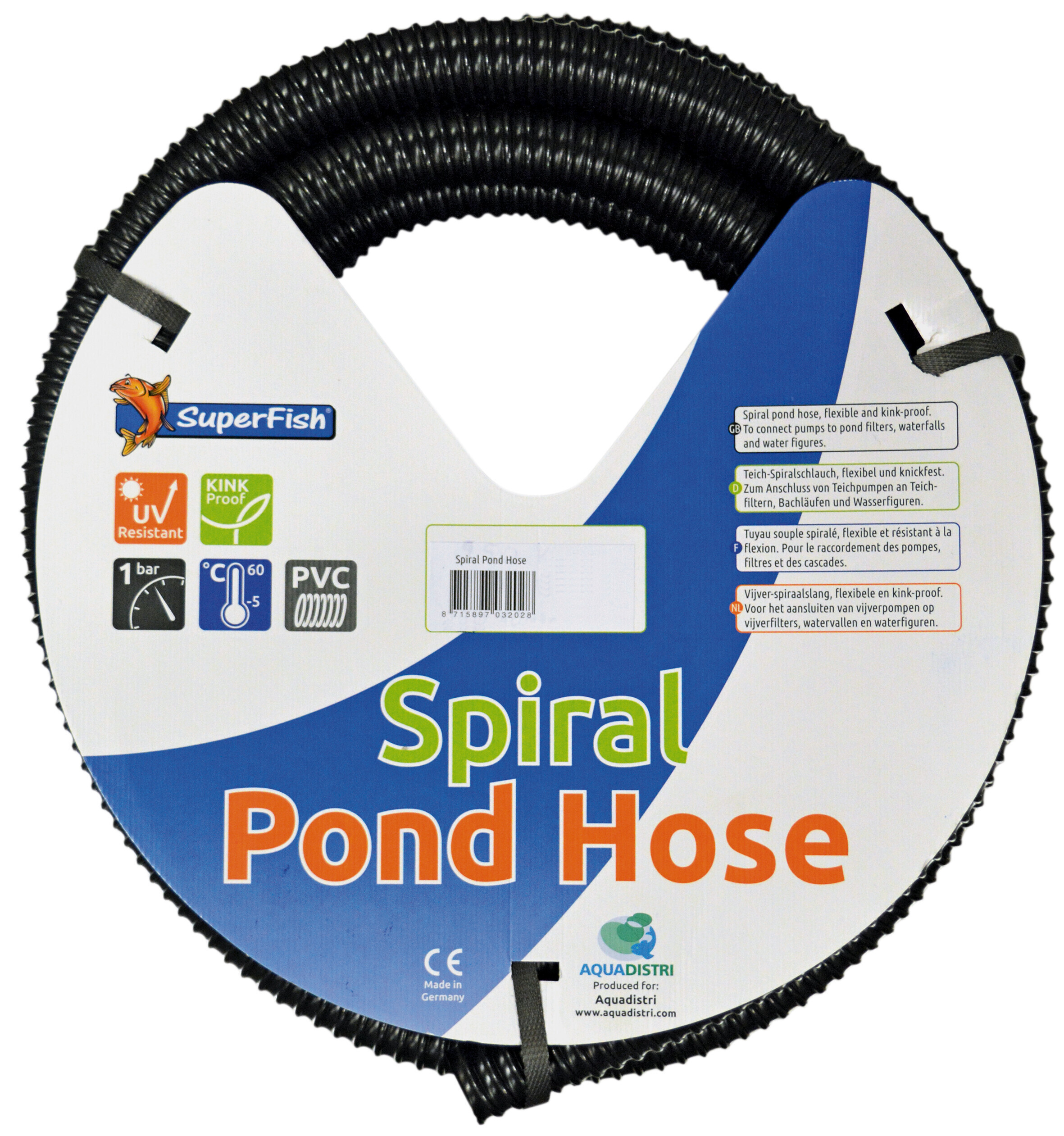 Zwarte Spiraalslang 40 Mm 30m