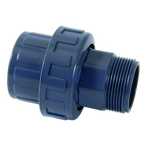 Racor PVC 3/3 2" rosca interior 2" rosca exterior PN10