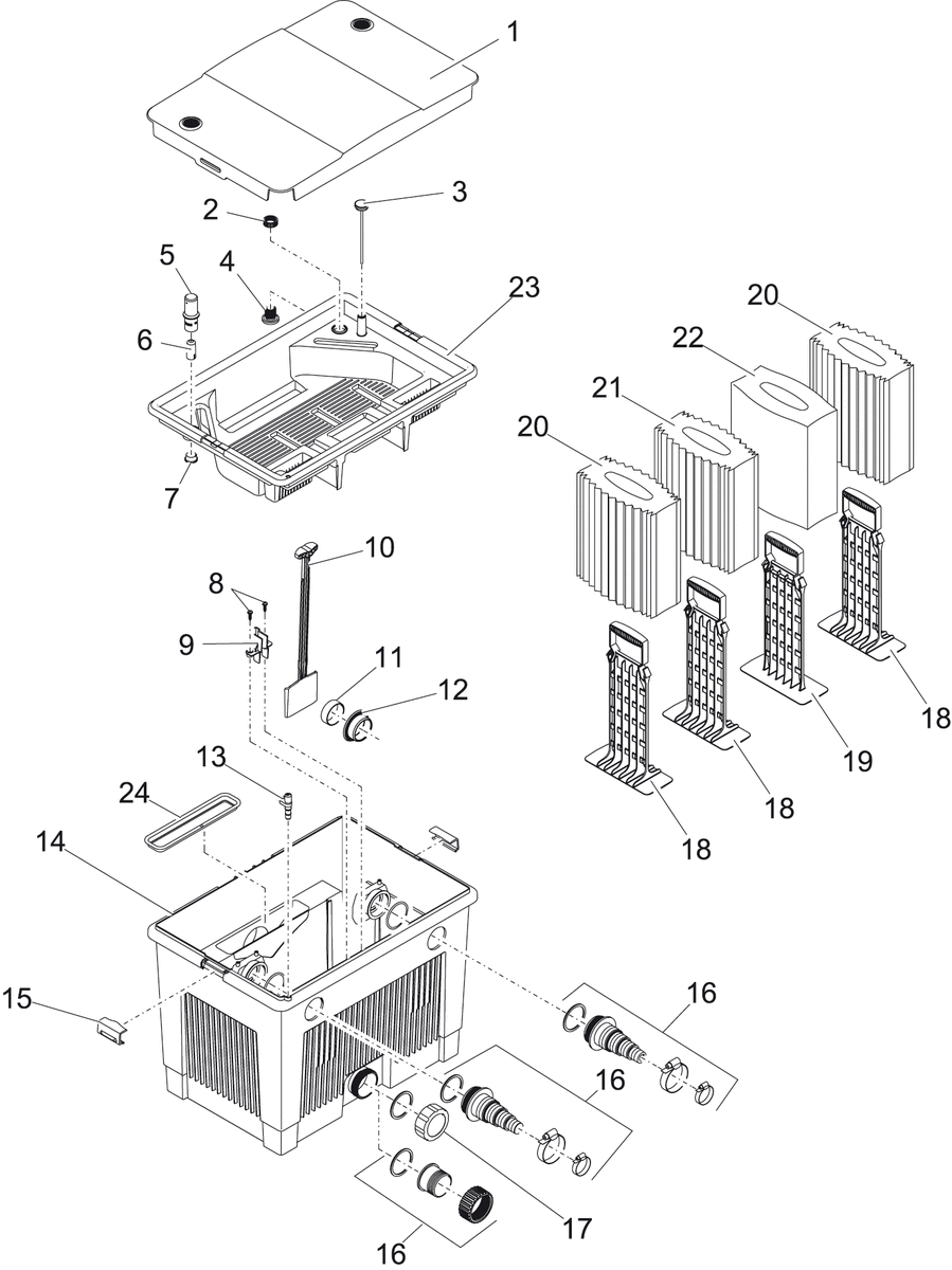 Inner cover BioTec 5.1 - Component Oase