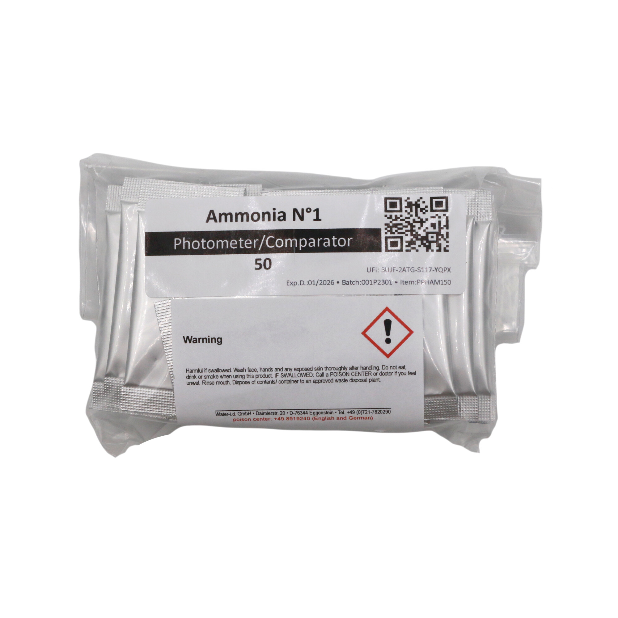 50 bags powder Ammonia N°1 for Poollab 2.0
