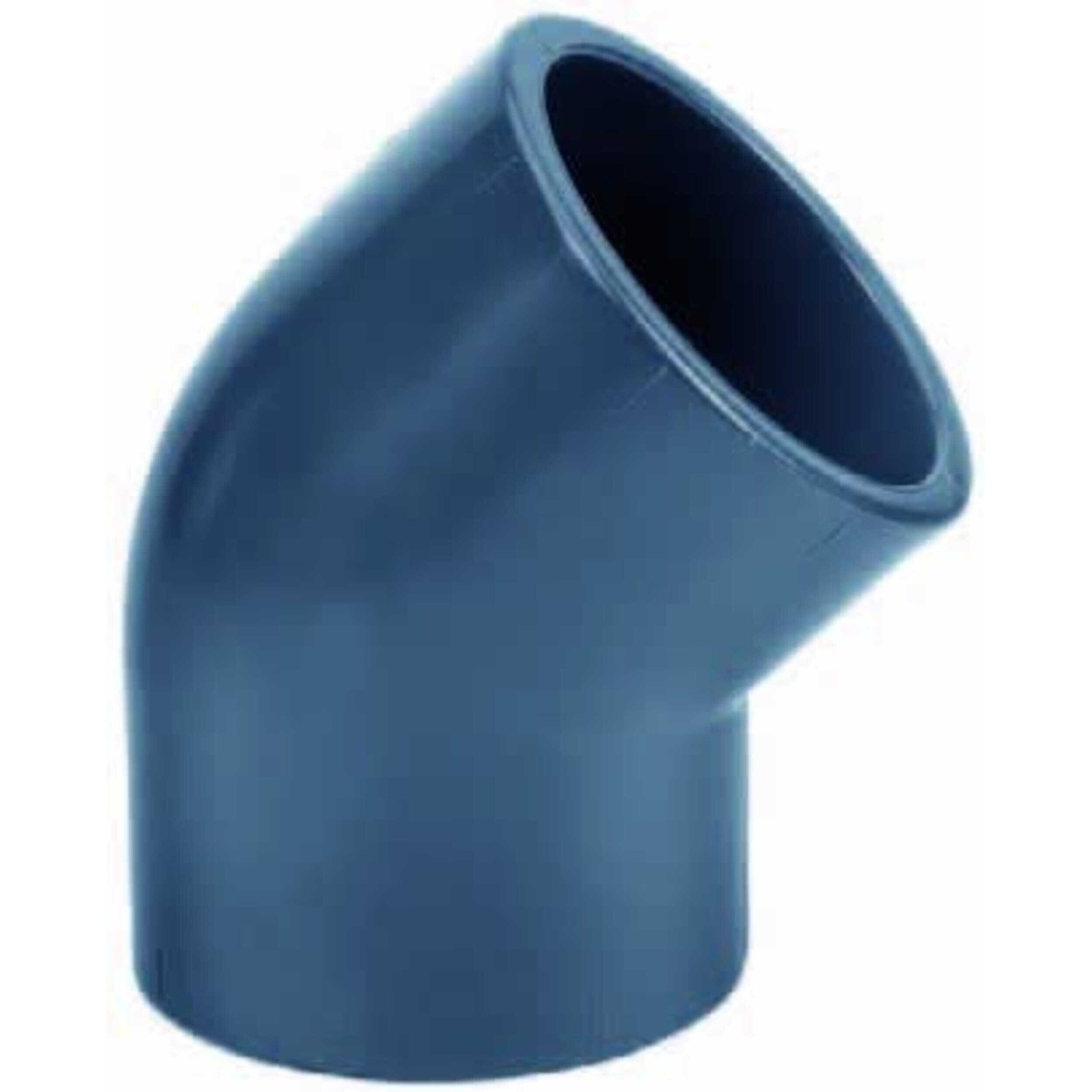 Knee 45 ° glue 50mm