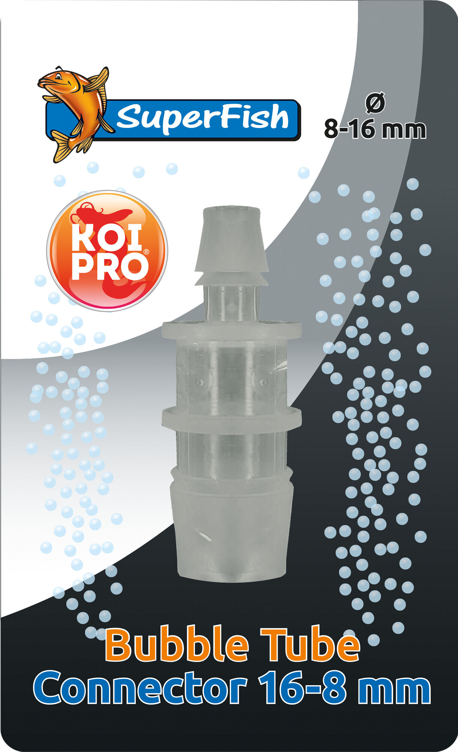 Koi Pro Bubble Connector 16-8/12 mm