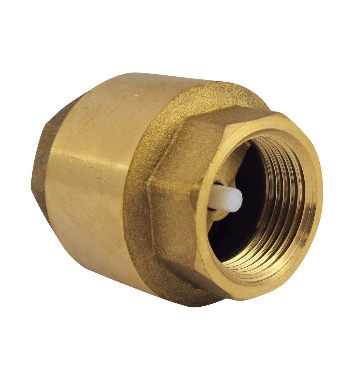 Brass intermediate valve with spring G1 1/2