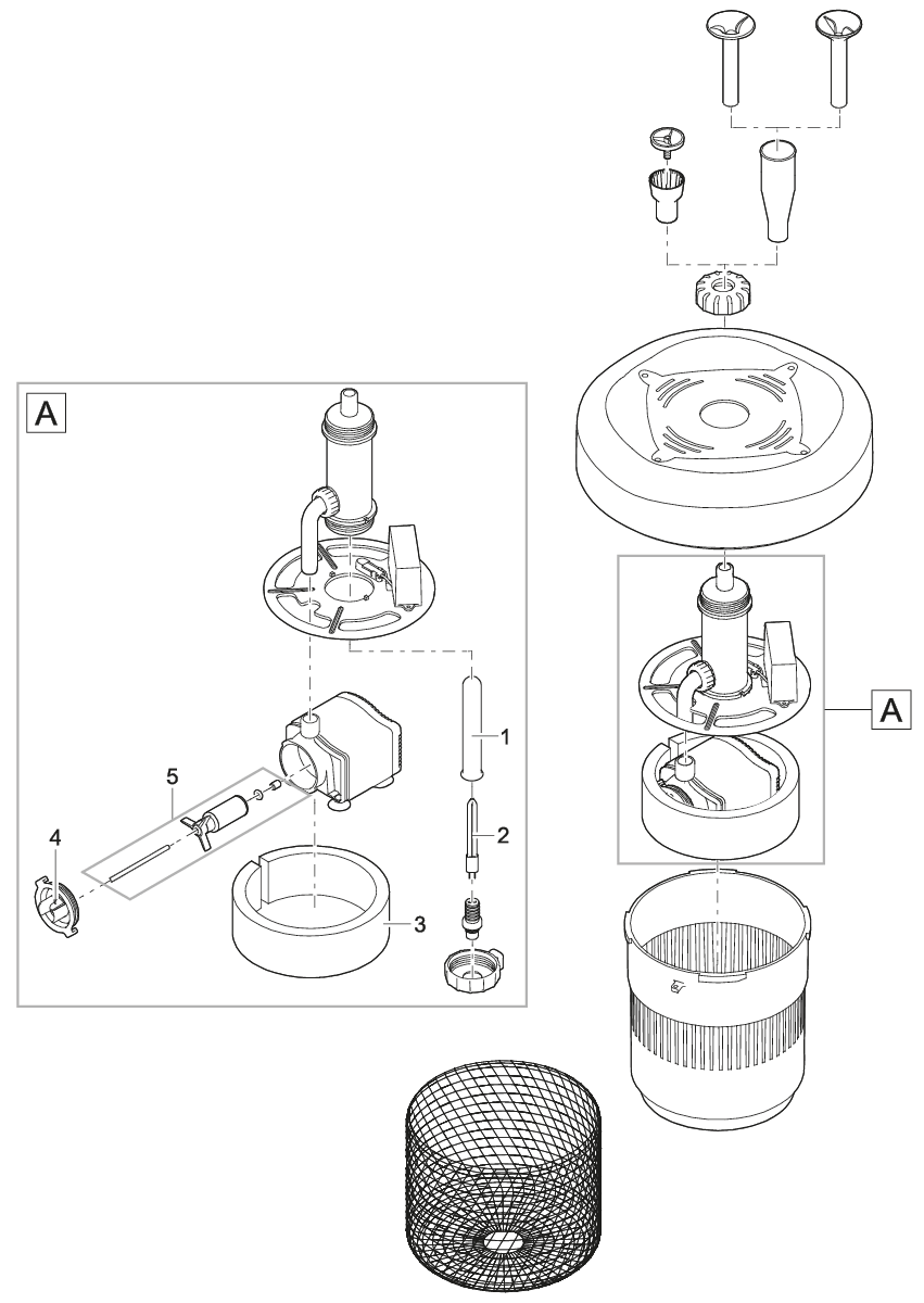 Filterschuim pomp 1200