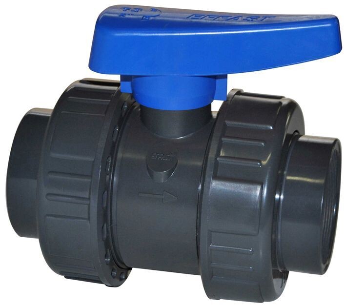PVC ball valve 1¼ "inner thread