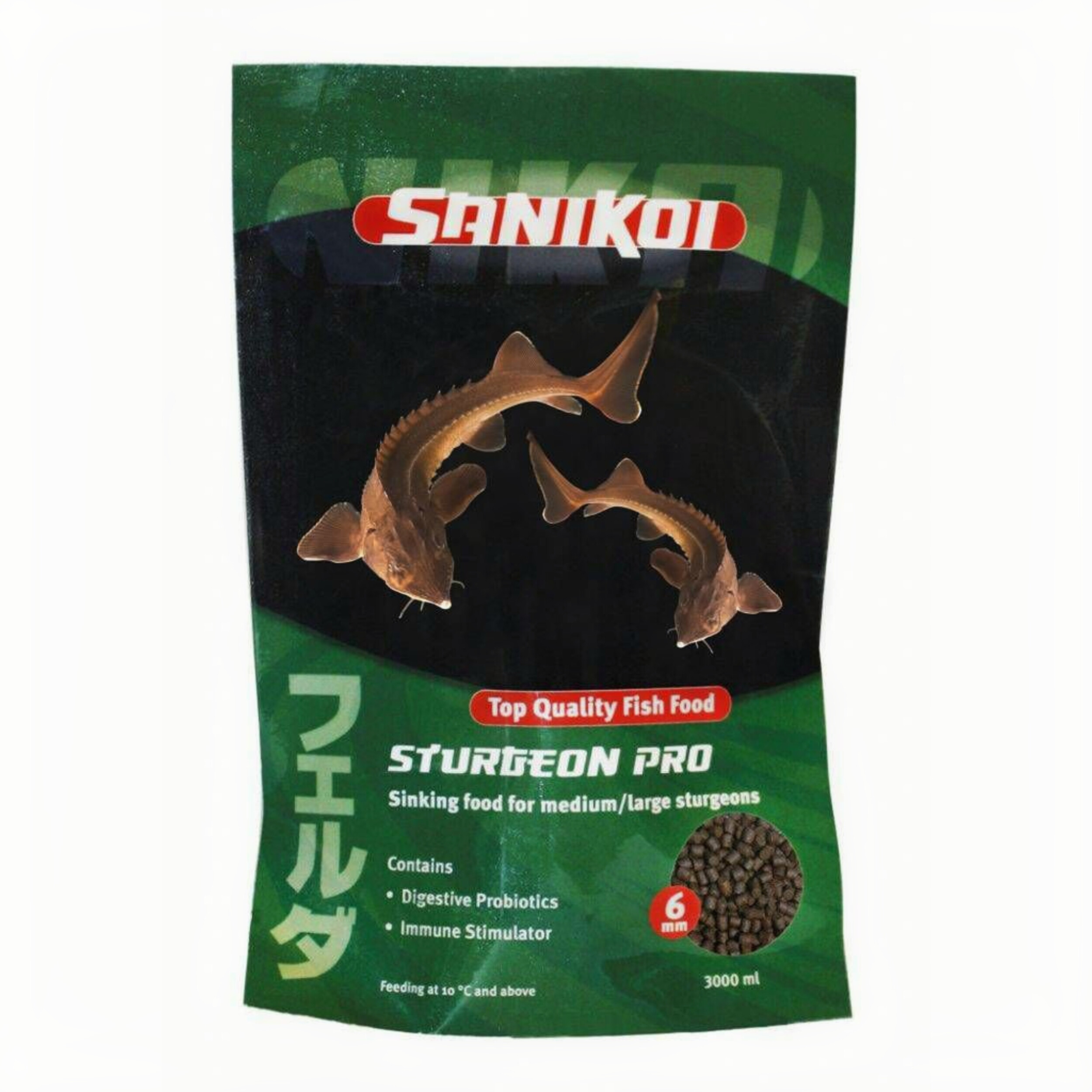 Sturgeon Pro Green 6mm - 2100 gram Dier, Zeeleven, Vis