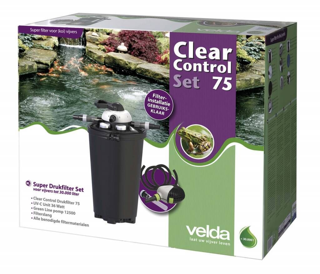 Clear Control 75 Set Up to 30,000 Liter Pond