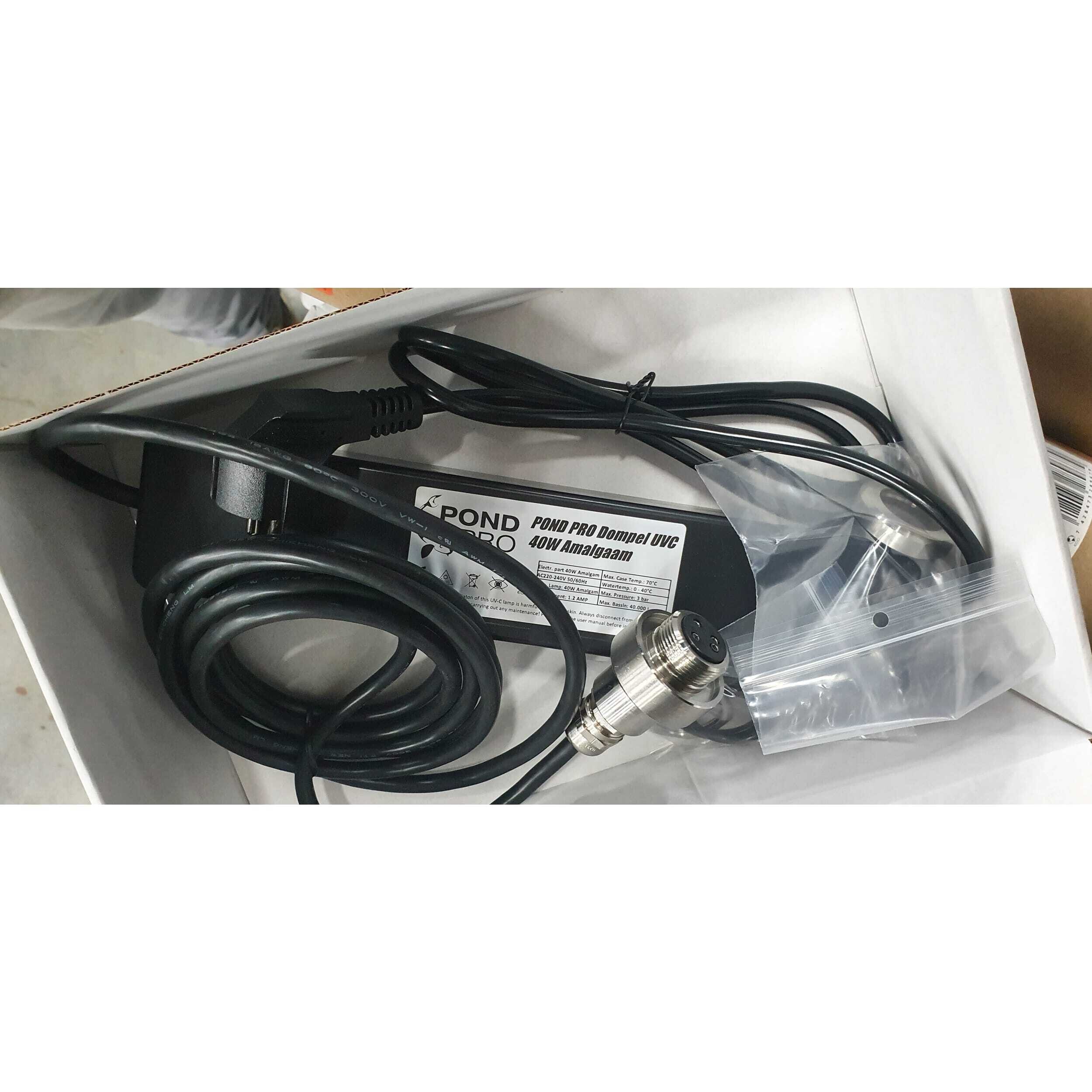 Pond Pro Ballast - 40 Watt - Amalgam Adapter, Electronics, Plug