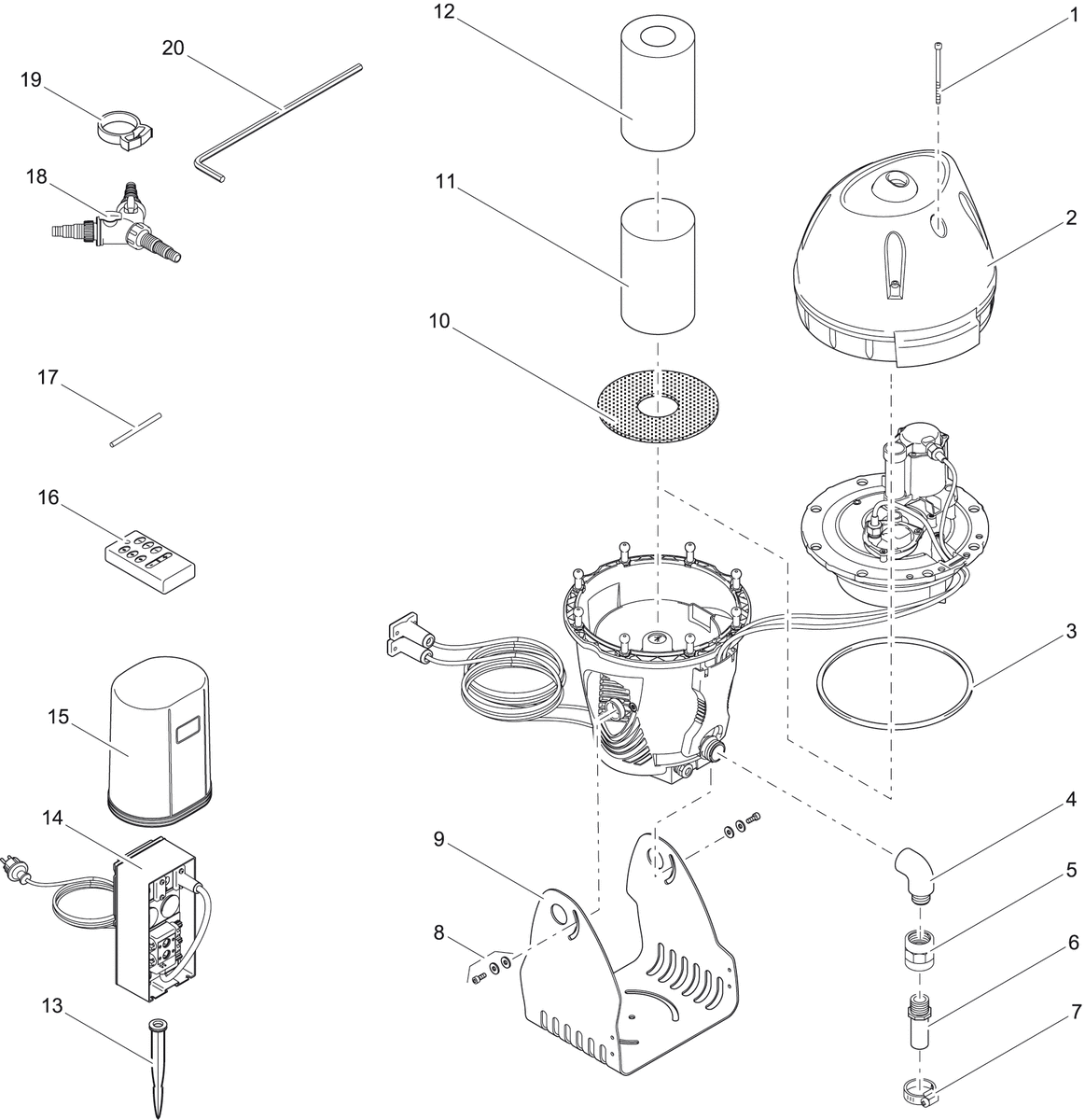 Haube FM-Master - Oase-Ersatzteile