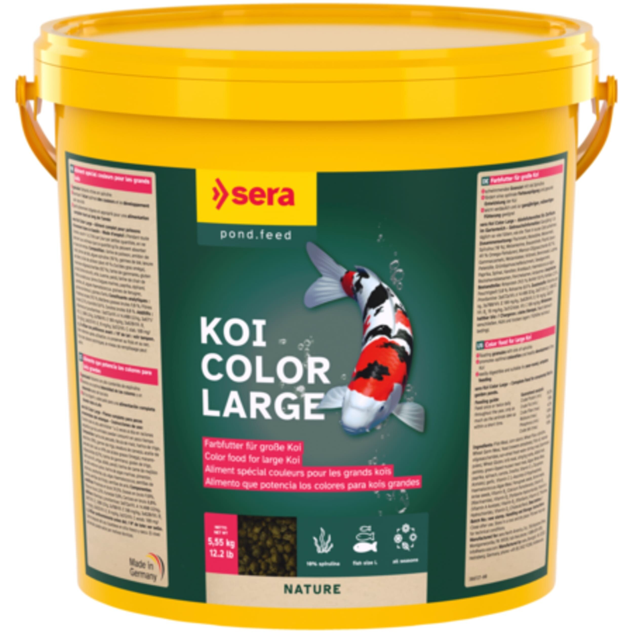 Koi Color Large 21 L - 5.55 kg Animal, Fish, Sea Life