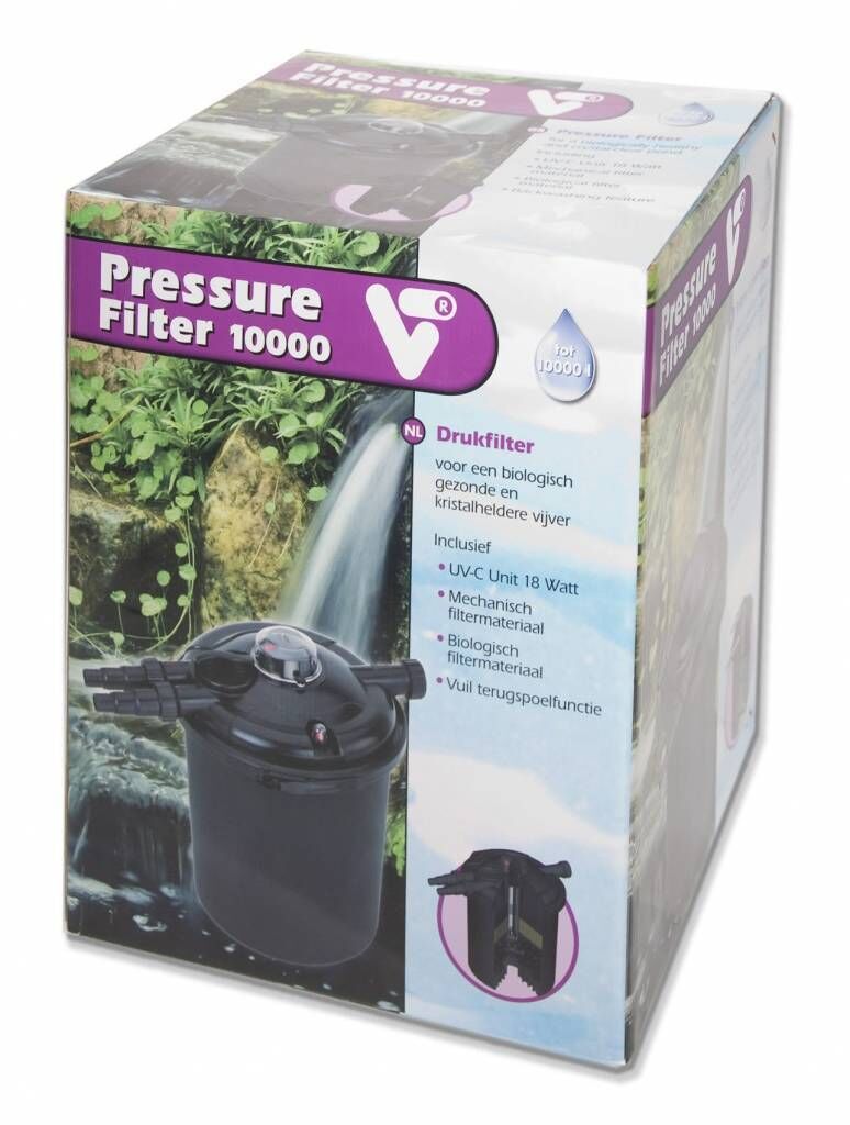 Pressure Filter 10000 + 18 W UV-C to 10,000 liters of pond