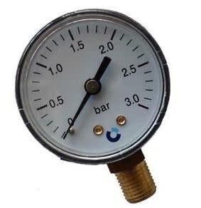 Pressure gauge 0-3 bar