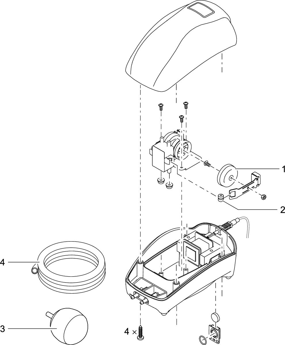 Set membrane Pontec PondoAir 100 / 200 - Pièces détachées pour Oase