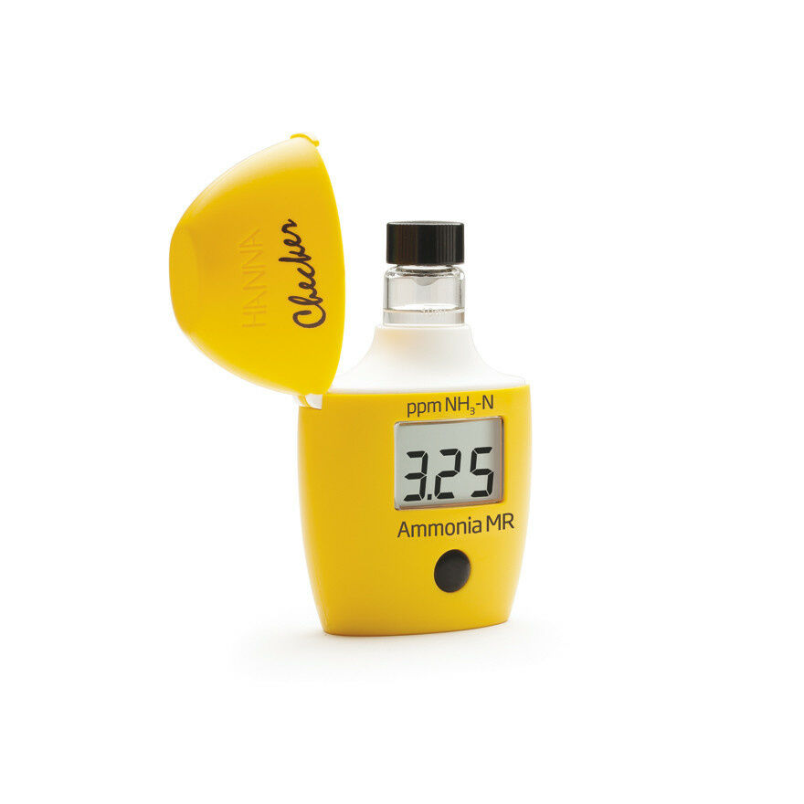 Fotómetro Checker para amoníaco MR, (0,00 a 9,99 ppm) con reactivos del kit de inicio y 2 cubetas