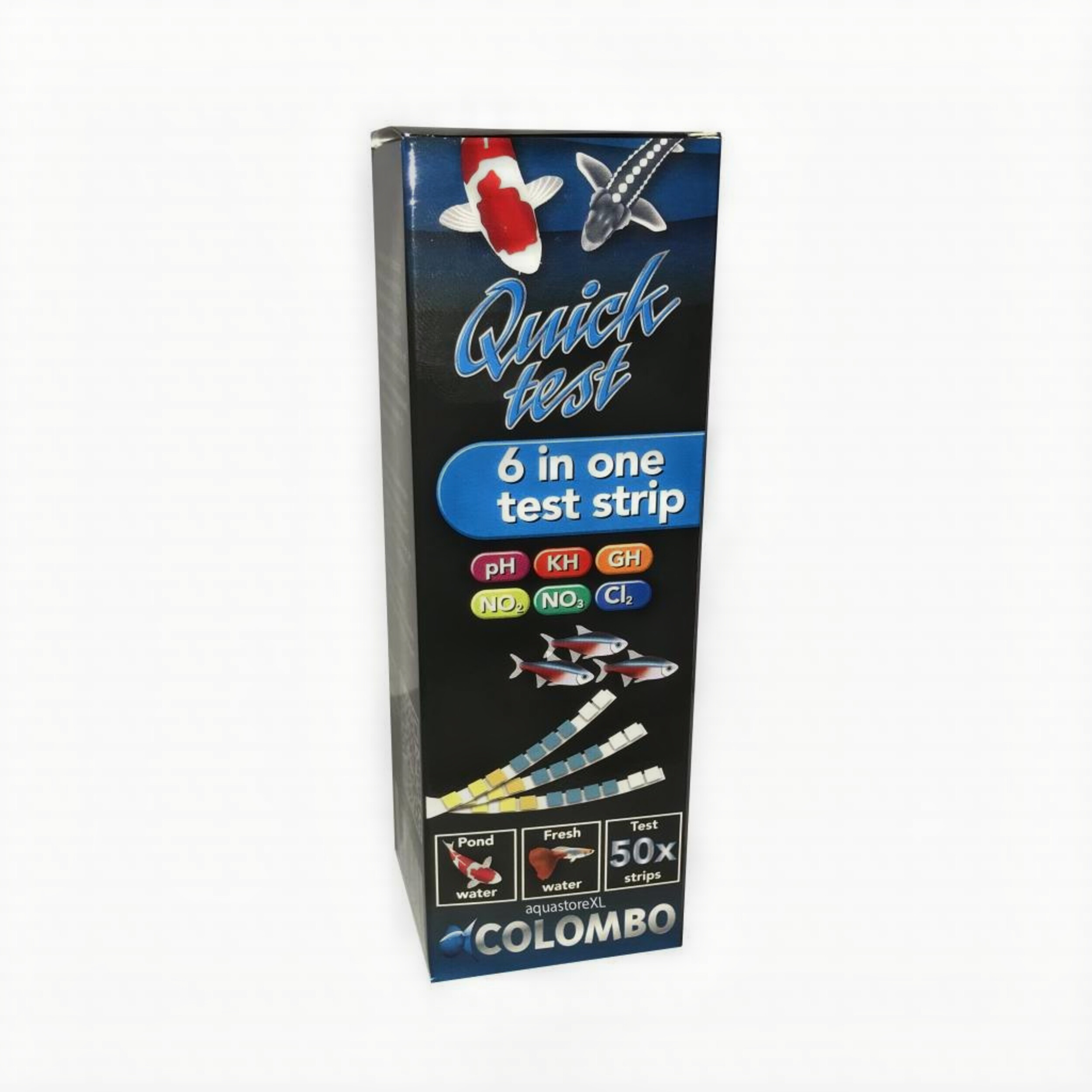 QuickTest 6way 50 Streifen Pfund Advertisement