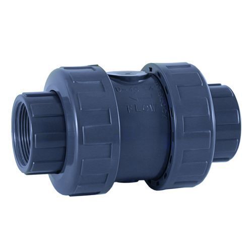 PVC check valve + spring ?" female thread PN16