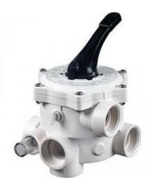 Six-way valve for Ultrabead bead filter