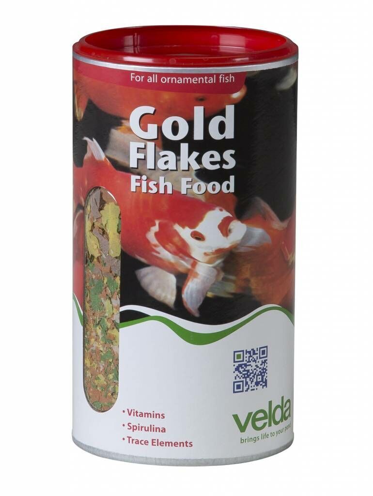 Gold Flakes Fish Food - 100 grams